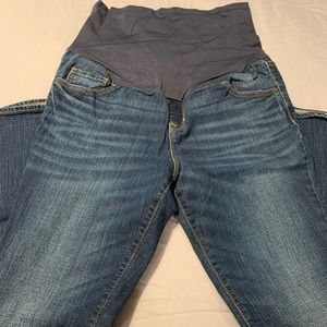 Old navy maternity full coverage boot cut jeans